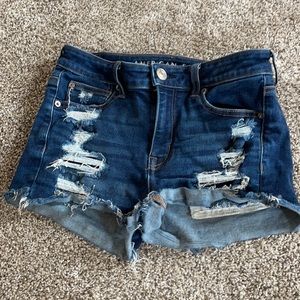American eagle shorts high rise